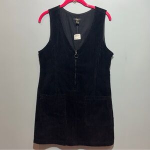 NWT Forever 21 Black Corduroy Dress